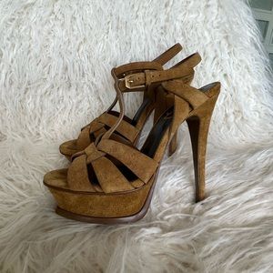 Saint Laurent YSL Tribute sandal heels